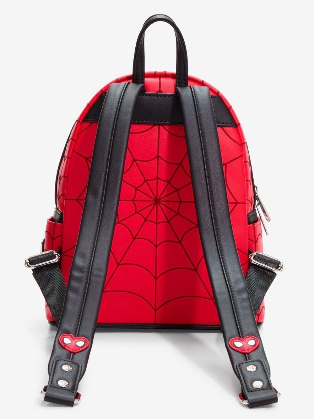 Loungefly Marvel Spider-Man Web Heart Mini Backpack & Wallet - Picture 3 of 7